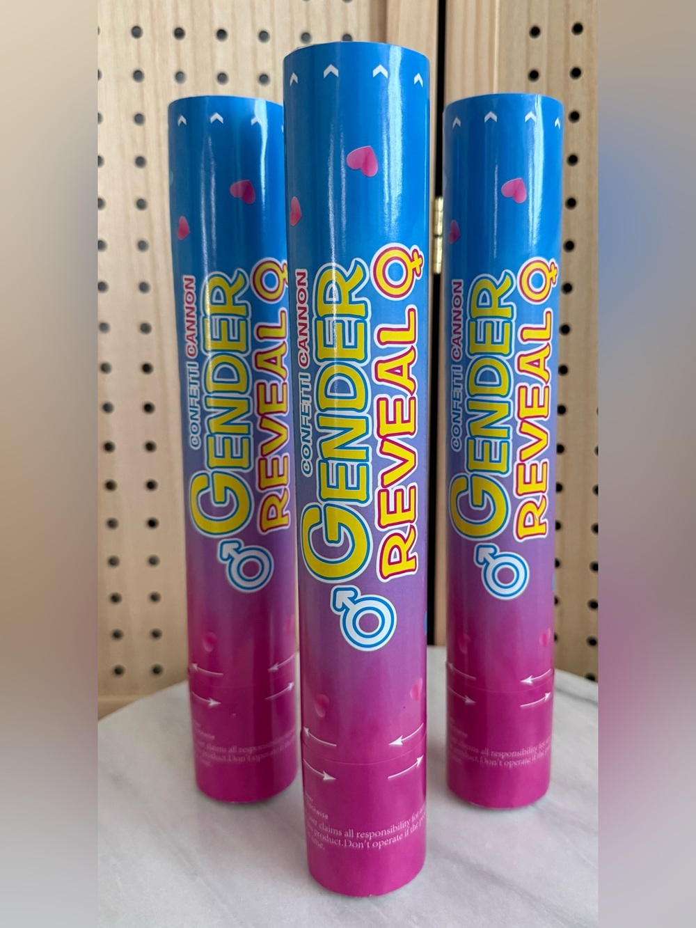 Gender Reveal Confetti Cannon - Blue